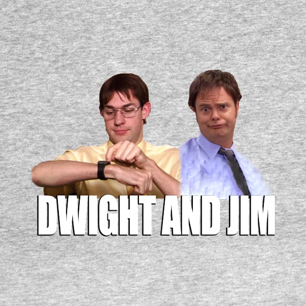 Dwight and jim by WooleOwl